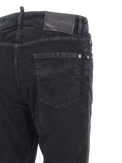 Dsquared2 Belt-loop Jeans In Black