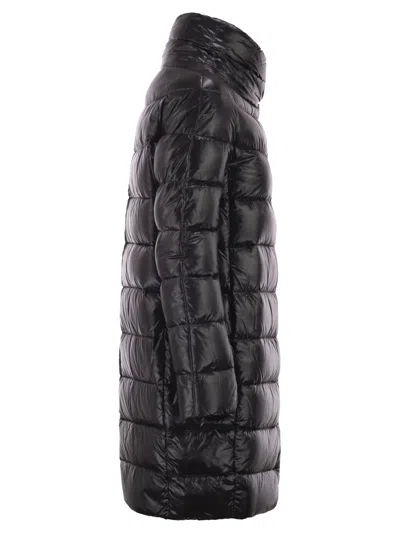 Herno Dora Long Down Jacket In Black