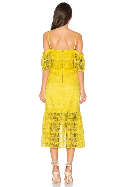 Shop Three Floor Starry Eyed Dress In Buttercup Yellow