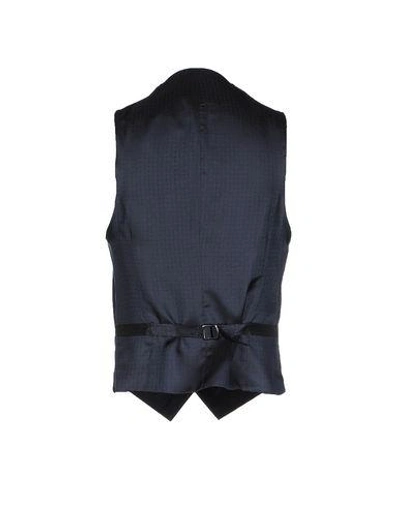Shop Hardy Amies Suit Vest In Dark Blue