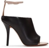 GIVENCHY Black & Beige Heeled Sandals