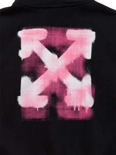 Off-white Arrowspray Sweatshirt In Black