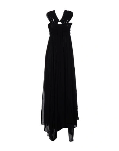 Fuzzi Long Dresses In Black