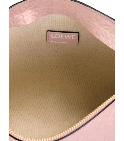 Shop Loewe Pink 't' Clutch