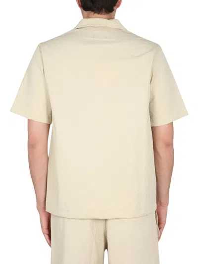 Howlin' Howlin Stylish Bowling Neck Cocktail Shirt For Men In Neutral