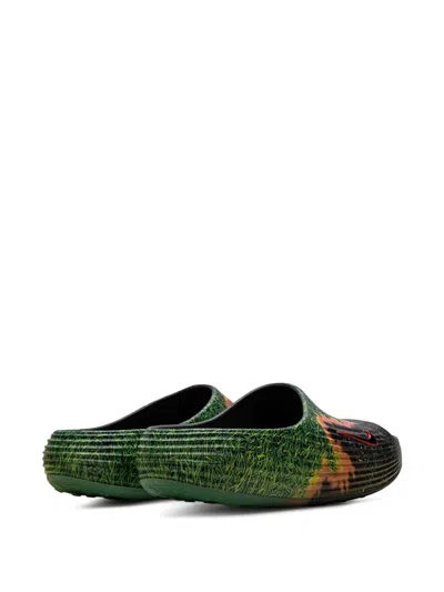 Nike Reactx Rejuven8 Grass-print Slides In Multi