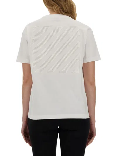 Off-white T-shirt With Logo In White