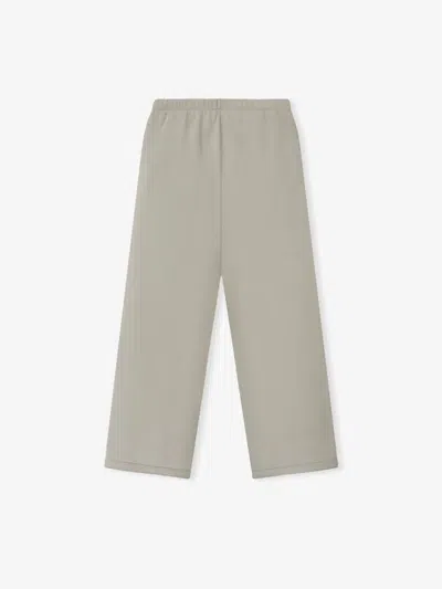 Essentials Drawstring Elasticated Track Pants In Beige