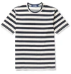 JUNYA WATANABE Striped Cotton-Blend Ponte De Roma T-Shirt