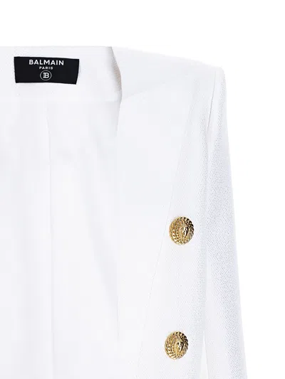 Balmain Blazer Spencer In White