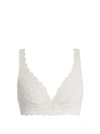 Hanro Moments Lace Soft-cup Bra In Beige