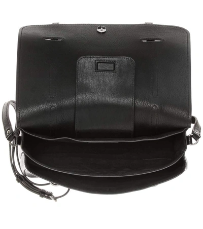Shop Saint Laurent Large Charlotte Leather Crossbody Bag In Eero
