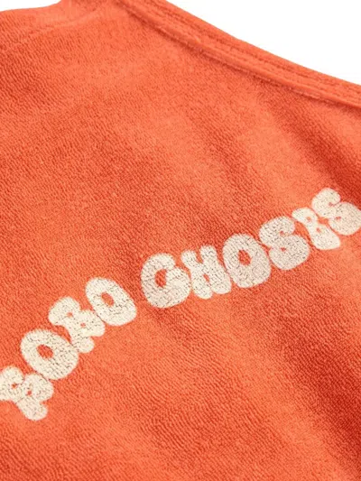 Bobo Choses Mini Wavy Overall Set For Girls In Red