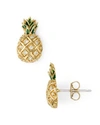 MARC JACOBS Pineapple Single Stud Earring,2530237GOLD/MULTI