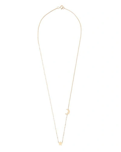 Shop Ariel Gordon Jewelry Starry Night Station Necklace In Gold