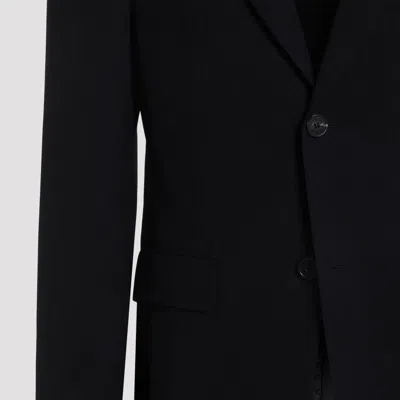 Balenciaga Long Sleeve Single Breasted Tailored Jacket In Blue