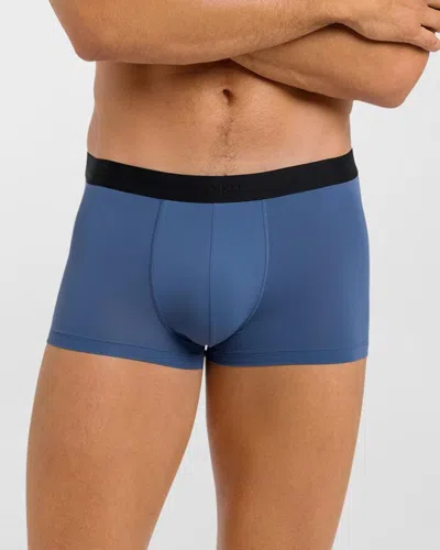 Hanro Micro Touch Boxer Brief In Slate Blue