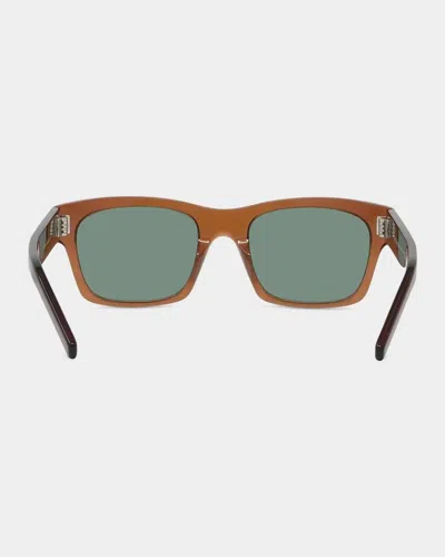 Givenchy Day 55mm Rectangular Sunglasses In Shiny Red