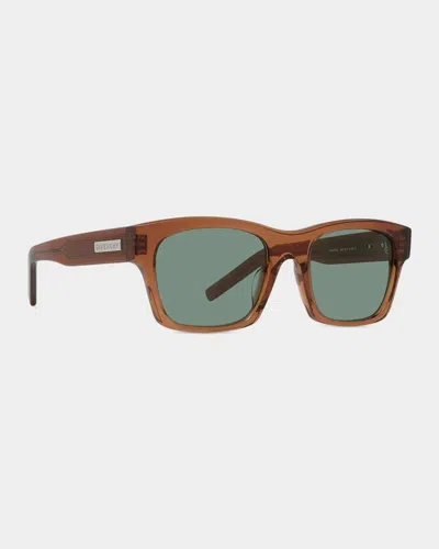 Givenchy Day 55mm Rectangular Sunglasses In Shiny Red