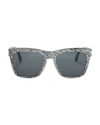 SAINT LAURENT Devon Glitter Sunglasses,SL137003