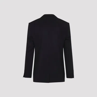 Balenciaga Long Sleeve Single Breasted Tailored Jacket In Black