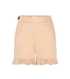 GANNI Phillips cotton shorts