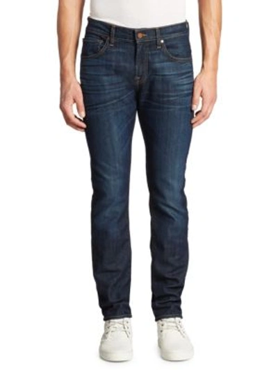 7 For All Mankind Paxtyn Clean-pocket Slim-fit Jeans In Voyage