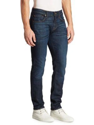 Shop 7 For All Mankind Paxtyn Skinny Clean Pocket Jeans In Commotion