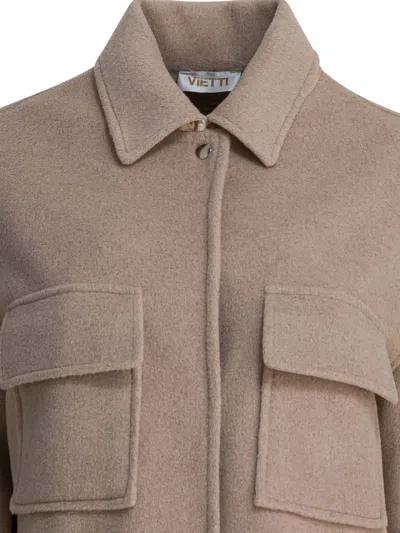 Semper Beige Polyester Rayon Jacket In Neutral