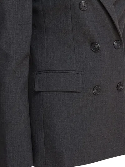 Semper Grey Elastane Jacket In Gray