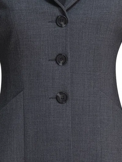 Semper Grey Elastane Jacket In Gray