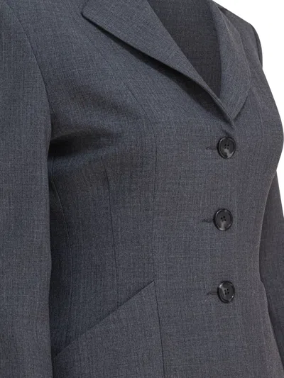 Semper Grey Elastane Jacket In Gray