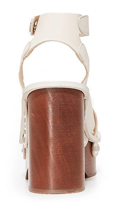 Shop Rag & Bone Hester Platform Sandals In Ivory