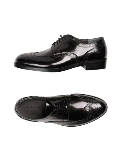 Robert Clergerie Laced Shoes In Black