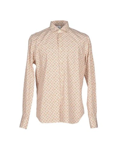 Xacus Patterned Shirt In Ivory