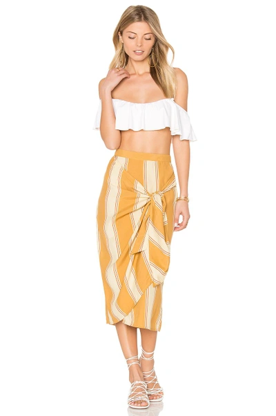 Shop Faithfull The Brand Carlo Skirt In Ivy League Print