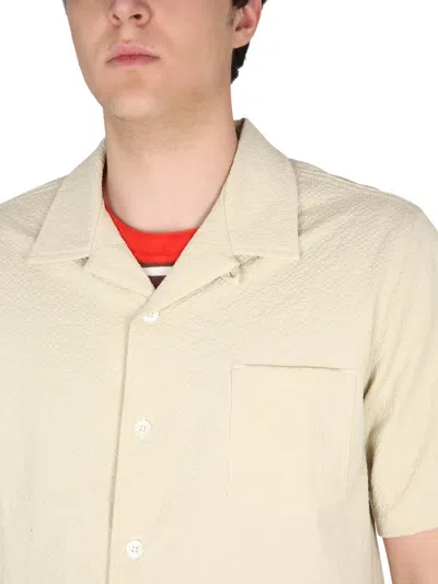 Howlin' Howlin Stylish Bowling Neck Cocktail Shirt For Men In Neutral
