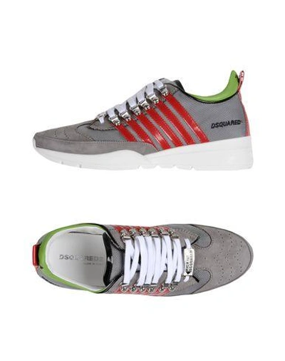 Shop Dsquared2 Sneakers In Dove Grey