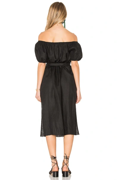 Shop Faithfull The Brand Figuera Dress In Plain Black