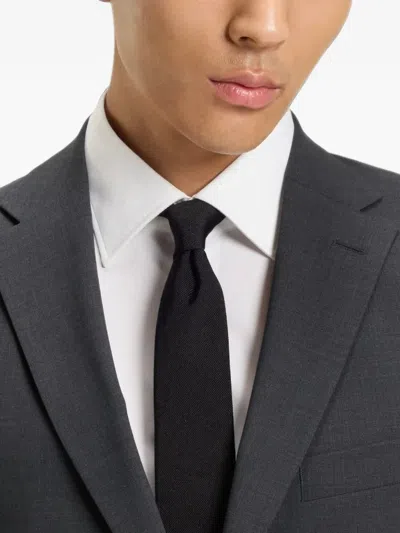 Hugo Boss Slim-fit Melange Jacket In Multi