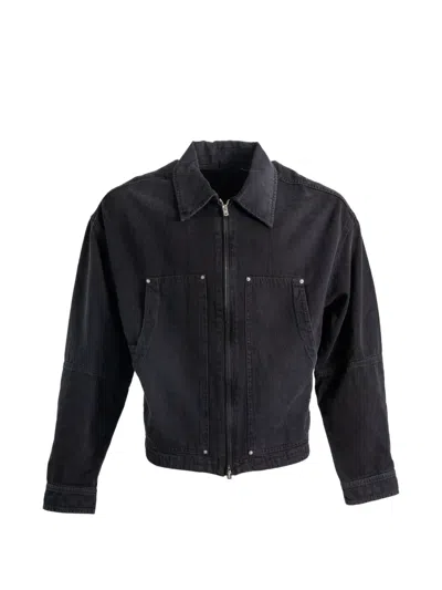 ZIP-UP DENIM JACKET