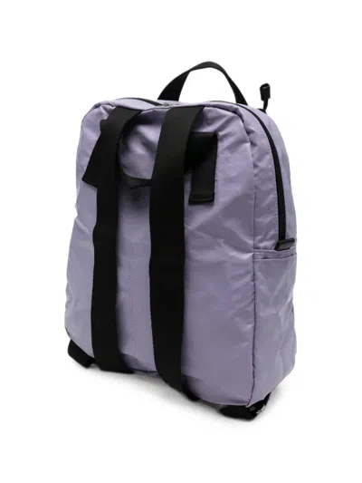 Jack Gomme Coated Backpack In Purple