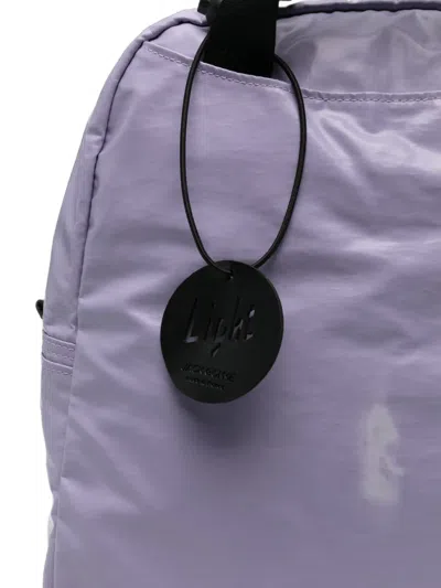 Jack Gomme Coated Backpack In Purple