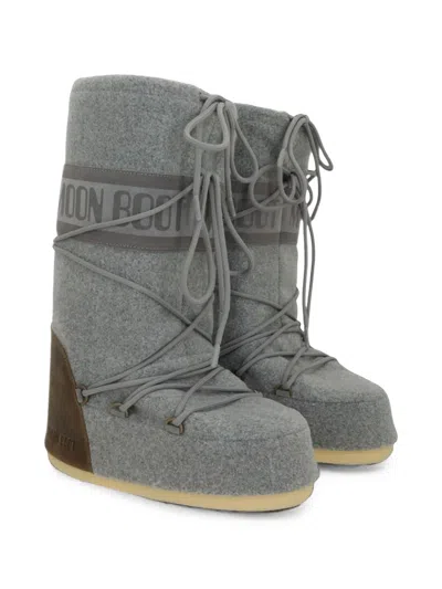 Moon Boot Logo-embellishment Boots In Multi