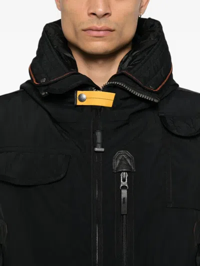 Parajumpers Hooded Multi-pocket Jacket In Black