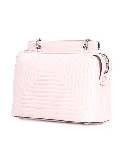Shop Fendi Dotcom Click Shoulder Bag In Pink