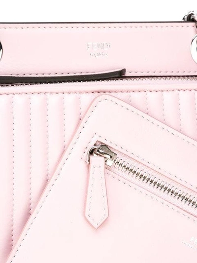 Shop Fendi Dotcom Click Shoulder Bag In Pink