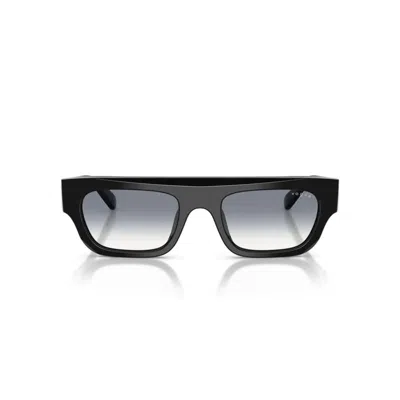 Vogue Rectangular Sunglasses In Black