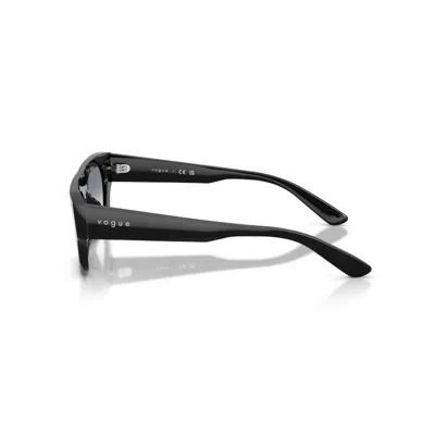 Vogue Rectangular Sunglasses In Black
