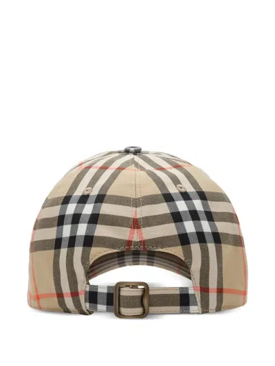 Burberry Classic Check Mini Bucket Hat For Women In Beige
